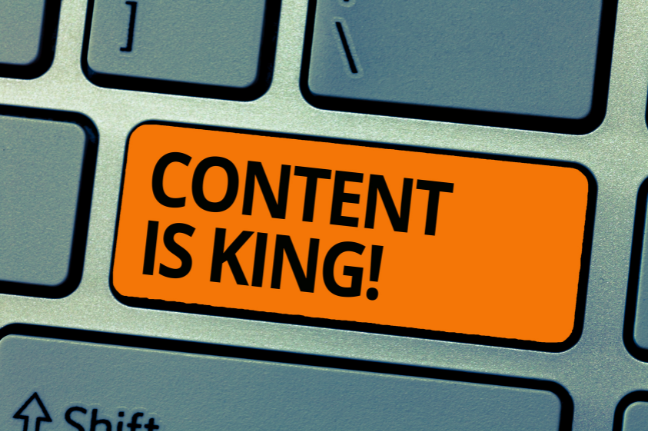 content is king,Content writing is all about creating valuable and interesting content.